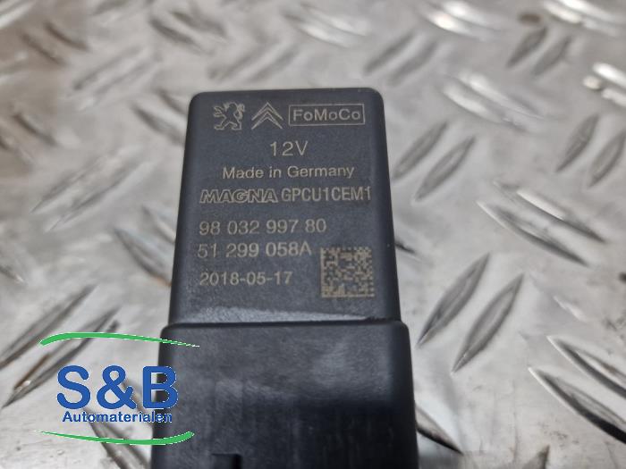 Glow Plug Relay Peugeot Expert Blue Hdi V