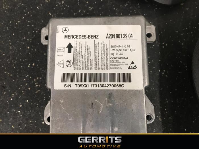 Airbag Set Module Mercedes Glk Cdi V Blueefficiency Matic