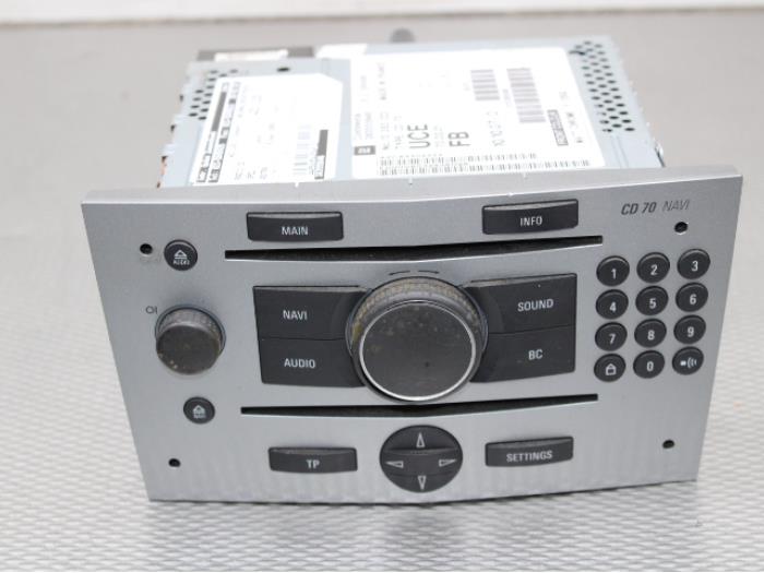 Radio CD Player Opel Astra H SW 1 7 CDTi 16V 383555646