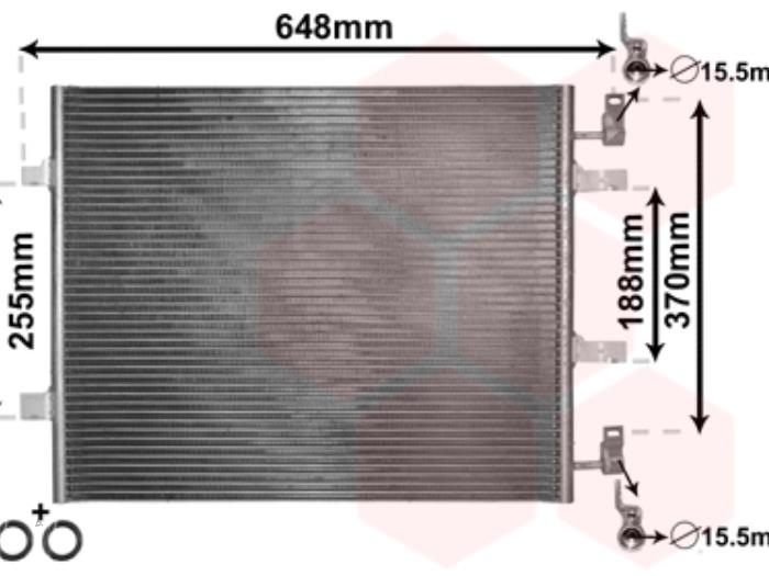 Air Conditioning Condenser Opel Vivaro 43005459