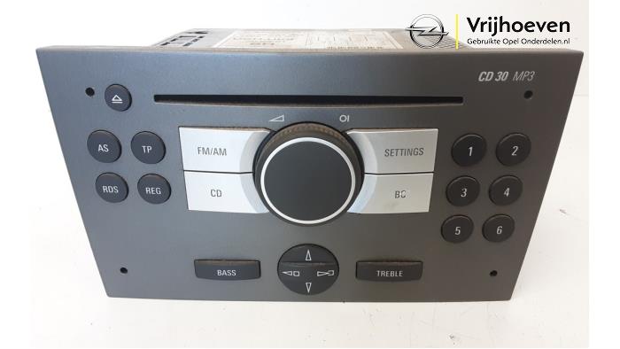 Radio CD Player Opel Meriva 1 6 16V 13242079 BLAUPUNKT