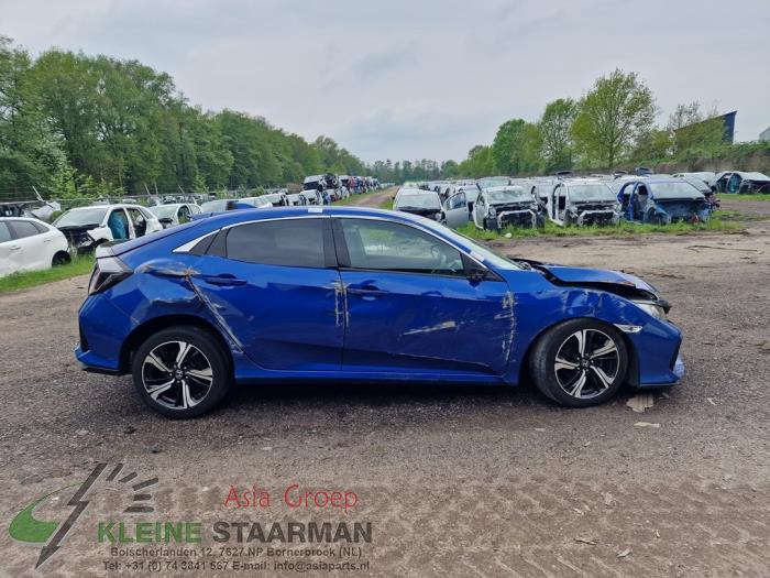 Honda Civic 1 0i VTEC Turbo 12V Schrottauto 2018 Blau