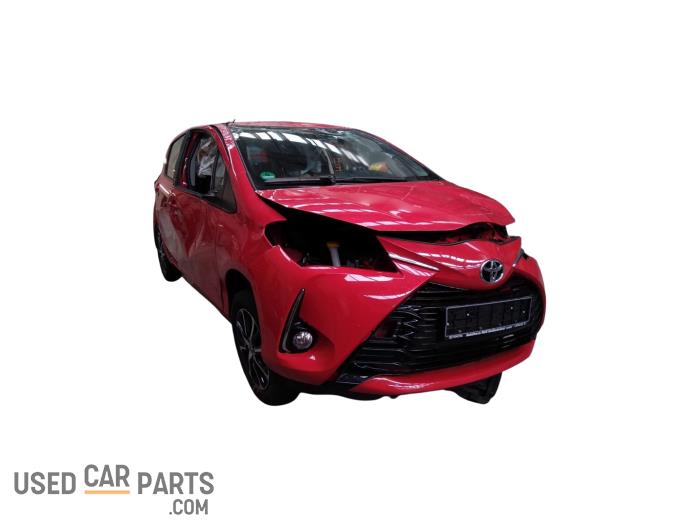 Toyota Yaris Iii V Dual Vvt Ie Salvage Vehicle Red