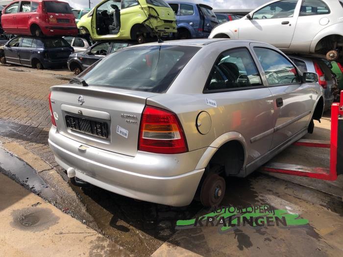 Opel Astra G V Salvage Vehicle Gray