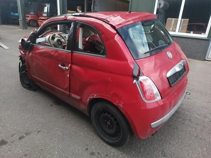 Fiat Salvage Vehicle Red