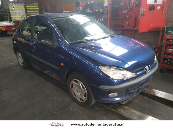 Peugeot V Schrottauto Blau