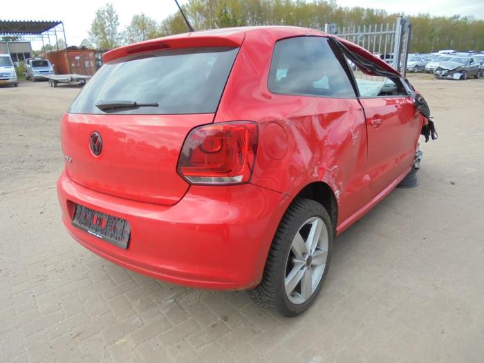 Volkswagen Polo V 1 2 12V Salvage Vehicle 2011 Red