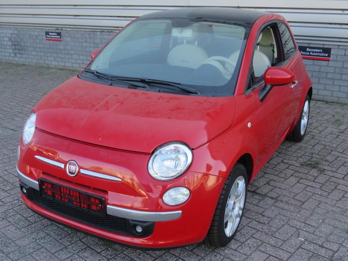 Fiat 500 1 2 69 Salvage Vehicle 2010 Red Focus Automotive