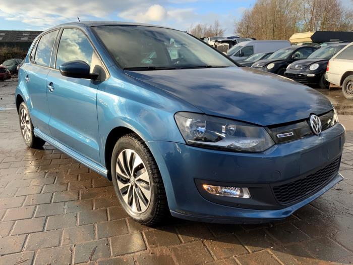 Volkswagen Polo V Tsi V Bluemotion Salvage Vehicle Blue