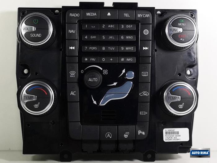 Heater control panel from a Volvo XC70 2015