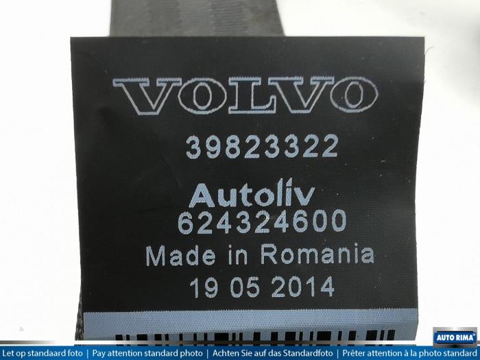 Rear seatbelt tensioner, left from a Volvo V60 2013