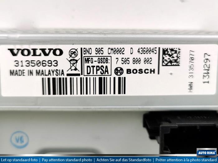 Display Multi Media control unit Volvo V60 I 1.6 DRIVe - 36011463 VOLVO