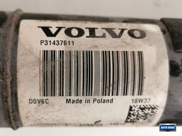 Zwischenachse van een Volvo XC60 I (DZ) 2.4 D4 20V AWD 2016