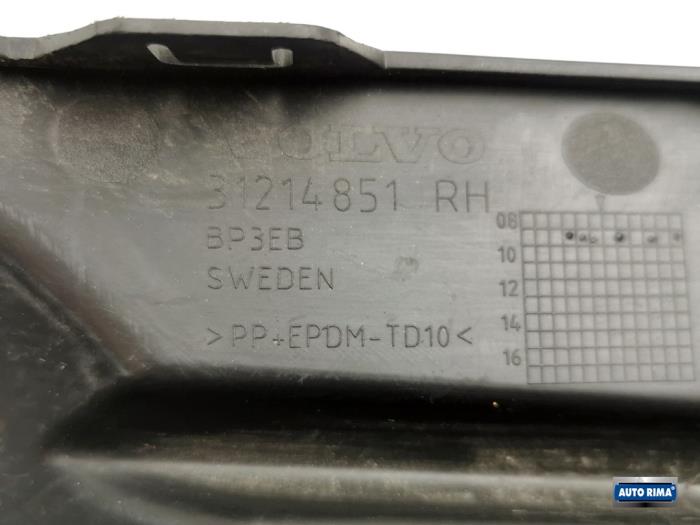 Cubierta luz antiniebla derecha de un Volvo C70 (MC) 2.4 D5 20V 2012