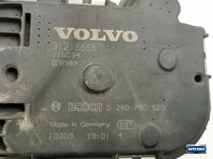 Boîtier accélérateur d'un Volvo V60 I (FW/GW) 2.0 D3 20V 2011