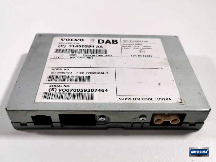 Usados Módulo DAB Volvo XC60 I (DZ) 2.0 T5 16V Precio € 49,95 Norma de margen ofrecido por Auto Rima 