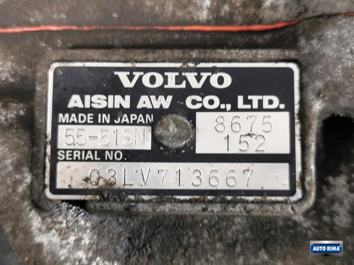 Caja de cambios de un Volvo V70 (SW) 2.5 T 20V 2004