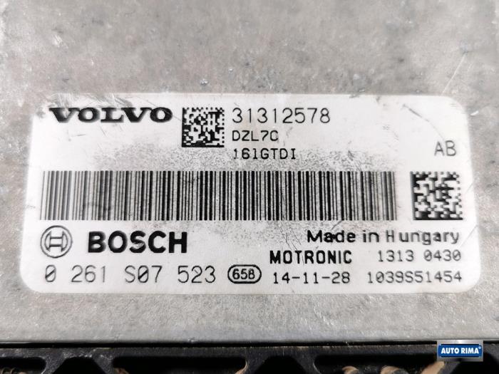 Engine management computer Volvo V40 1.6 T3 GTDi 16V - 31312578 B4164T3 ...