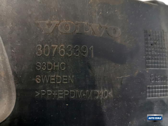 Remplissages de pare chocs avant d'un Volvo V70 (BW) 2.0 D3 20V 2012