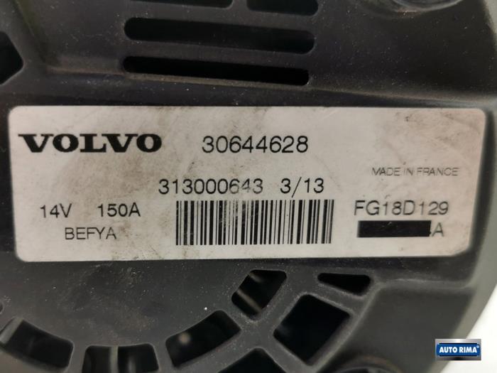 Dynamo d'un Volvo V60 I (FW/GW) 1.6 T3 16V 2012