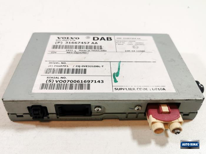 Usados Módulo DAB Volvo V40 (MV) 1.5 T3 16V Geartronic Precio € 49,95 Norma de margen ofrecido por Auto Rima 