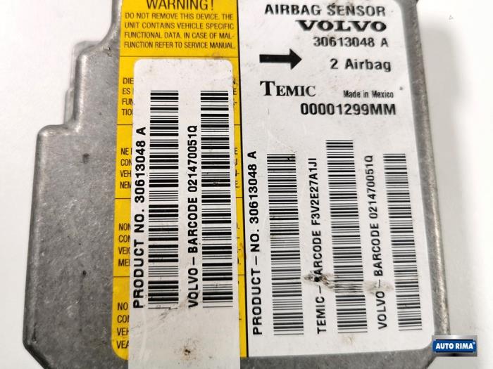 Volvo Agu Module Airbag Module Volvo V40 1.8 16V - 30613048A - Auto Rima Druten