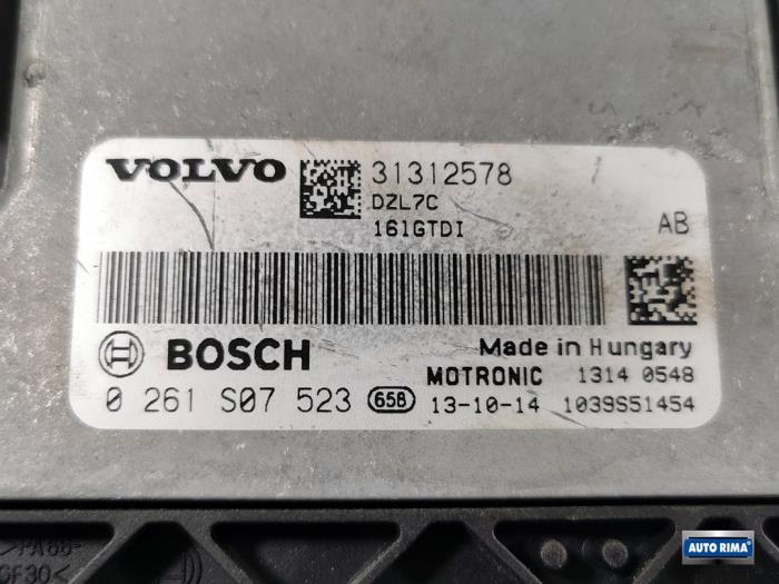Used Engine management computer Volvo V60 I (FW/GW) 1.6 T3 16V Price € 99,95 Margin scheme offered by Auto Rima 