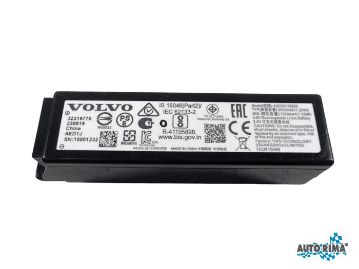 Begagnade Extrabatteri Volvo XC40 (XZ) Recharge Twin 78/82 kWh Pris € 49,95 Marginaltabell erbjuds av Auto Rima Druten