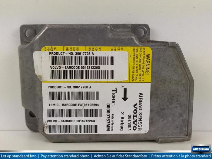 Begagnade Airbagmodul Volvo S40 (VS) 2.0 16V Pris € 49,95 Marginaltabell erbjuds av Auto Rima 