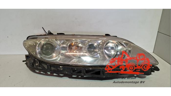Używane Reflektor prawy Mazda 6 Sportbreak (GY19/89) 2.0 CiDT 16V Cena € 45,00 Procedura marży oferowane przez de Graaf autodemontage B.V.