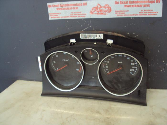 Compteur kilométrique KM d'un Opel Astra H SW (L35) 1.3 CDTI 16V Ecotec 2006