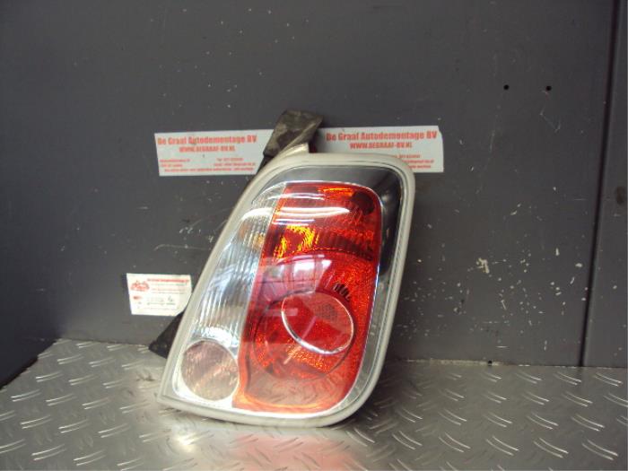 Rücklicht rechts van een Fiat 500 2011
