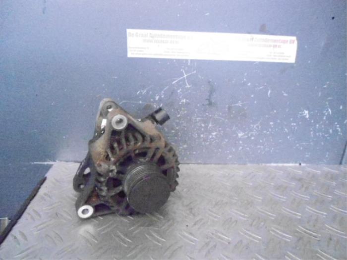 Dynamo Mazda 2 (NB/NC/ND/NE), 2003 / 2007 1.4 CiTD, Halvkombi (Hatchback), Diesel, 1.399cc, 50kW (68pk), FWD, F6JA, 2002-09 / 2007-07, NE2WP (Begagnad)
