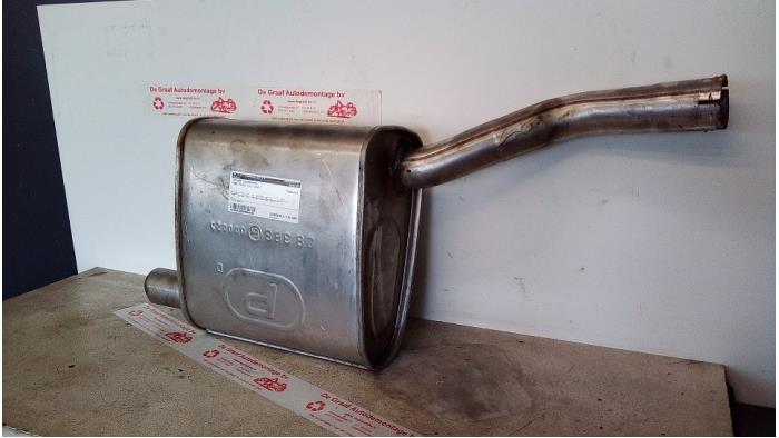 Exhaust rear silencer from a Ford Focus 1 1.6 16V 2003