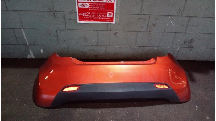 Rear bumper Chevrolet Spark 1.0 16V GEL - 95965495