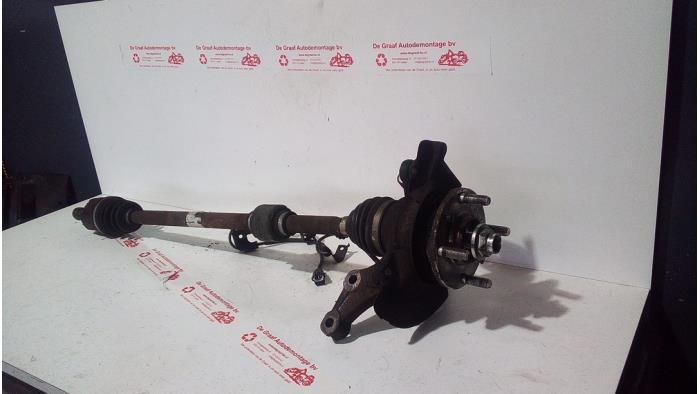 Front drive shaft, right from a Kia Picanto (TA) 1.2 16V 2014
