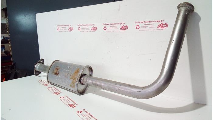Gebrauchte Auspuff Mitteldämpfer Renault Clio (B/C57/357/557/577) 1.2 Eco Kat. Preis € 30,00 Margenregelung angeboten von de Graaf autodemontage B.V.