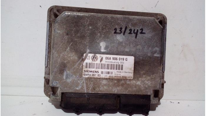 Engine management computer Volkswagen Touran (1T1/T2), 2003 / 2010 1.6 FSI 16V, MPV, Petrol, 1.598cc, 85kW (116pk), FWD, BAG, 2003-02 / 2004-05, 1T1 (Used)