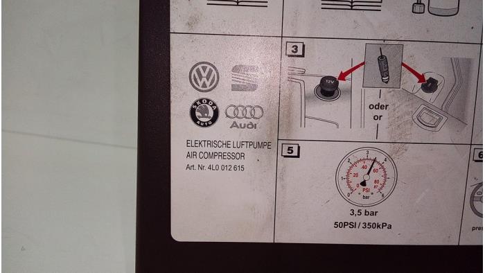 Pompa do opon z Audi Q7 (4LB) 3.0 TDI V6 24V 2006