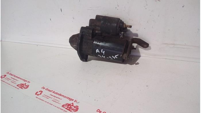 Gebrauchte Anlasser Audi A4 (B5) 1.6 Preis € 30,00 Margenregelung angeboten von de Graaf autodemontage B.V.