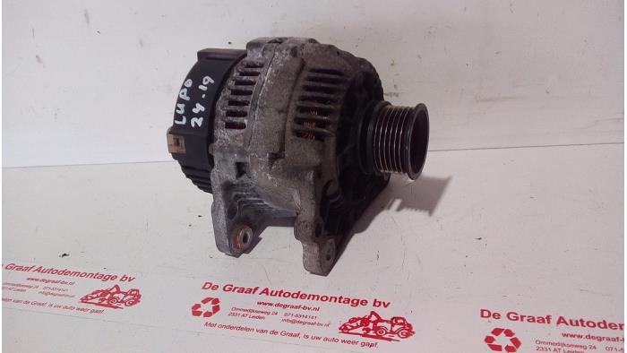 Used Dynamo Volkswagen Lupo (6X1) 1.0 MPi 50 Price € 35,00 Margin scheme offered by de Graaf autodemontage B.V.