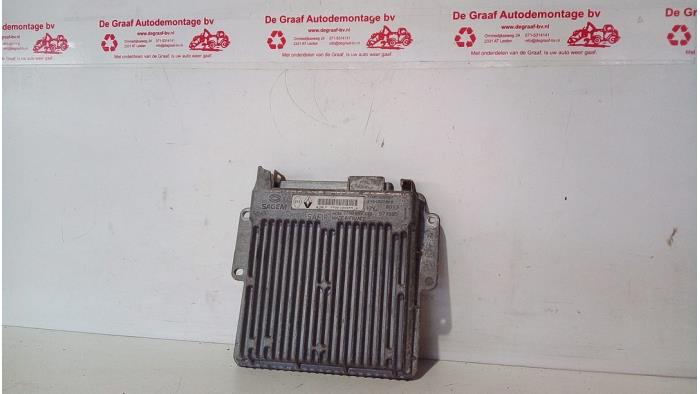 Used Engine management computer Renault Clio (B/C57/357/557/577) 1.2 Eco Kat. Price € 65,00 Margin scheme offered by de Graaf autodemontage B.V.
