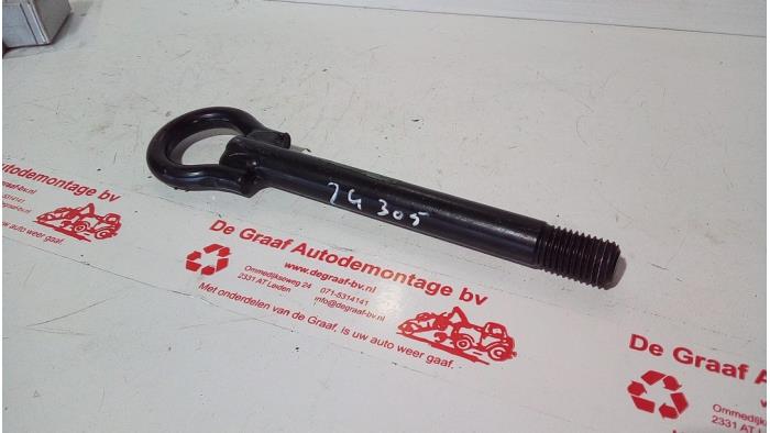 Towing hook eye
