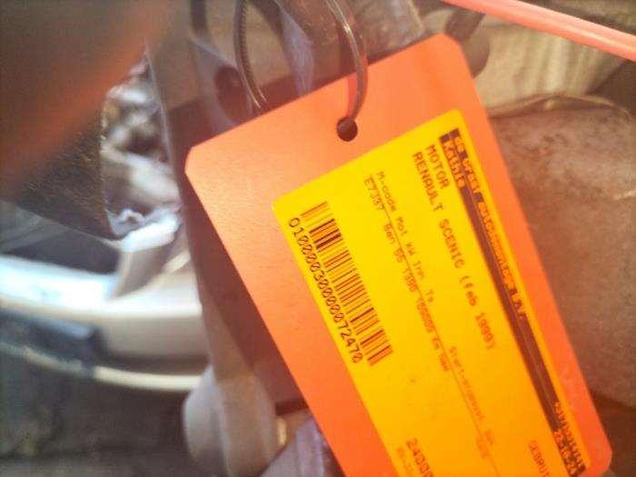 Używane Silnik Renault Megane Scénic (JA) 1.4i RL,RN Cena € 300,00 Procedura marży oferowane przez de Graaf autodemontage B.V.