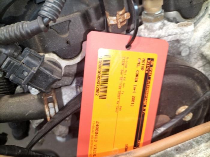 Used Engine Opel Corsa C (F08/68) 1.2 16V Price € 500,00 Margin scheme offered by de Graaf autodemontage B.V.