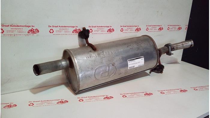 Gebrauchte Auspuff Enddämpfer Ford Fiesta 4 1.25 16V Preis € 35,00 Margenregelung angeboten von de Graaf autodemontage B.V.