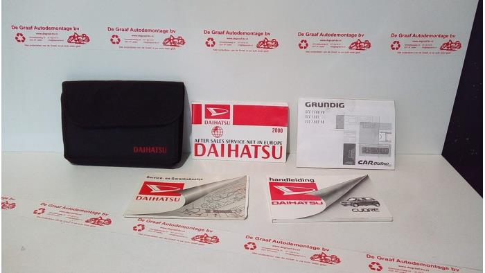 Używane Instrukcja Daihatsu Cuore (L701) 1.0 12V Cena € 20,00 Procedura marży oferowane przez de Graaf autodemontage B.V.