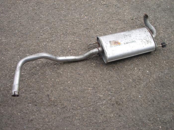 Gebrauchte Auspuff Enddämpfer Seat Ibiza II (6K1) 1.4 CL,CLX,S,a la Mode,Latino Preis auf Anfrage angeboten von de Graaf autodemontage B.V.