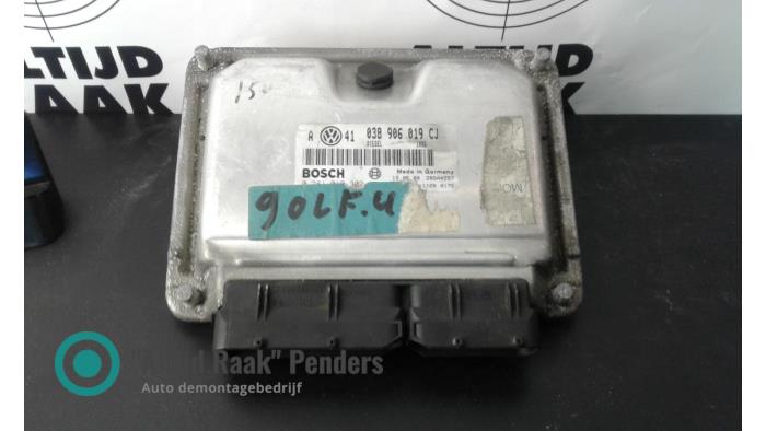Engine management computer Volkswagen Golf IV 1.9 TDI 115 038906019CJ AJM