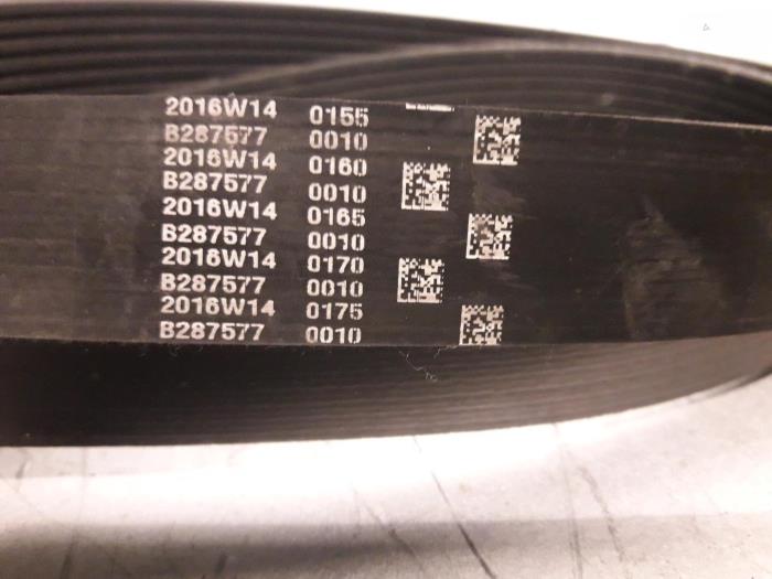 Drive belt from a Renault Master IV (EV/HV/UV/VA/VB/VD/VF/VG/VJ) 2.3 dCi 16V RWD 2015
